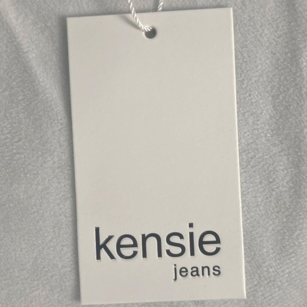 Kensie Womens White Peplum Top W Smocked Waist & Ruffled Neckline XL 16 NWT - Picture 5 of 8